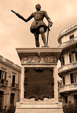 Monumento en la plaza Lepanto de Mesina