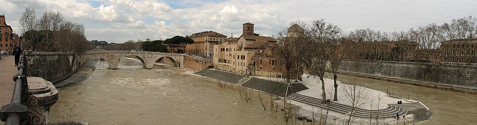 Vista panorámica desde el Puente Cestio