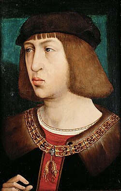 Retrato histórico atribuido a Juan de Flandes de Felipe I de Castilla