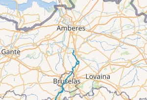 Mapa de la cuenca del río Senne