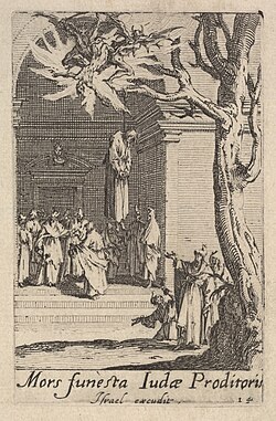 Representación del ahorcamiento de Judas