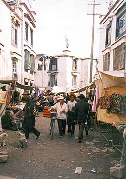 El Barkhor en Lhasa