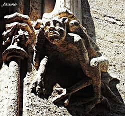 Gárgola de la Lonja de la Seda de Valencia