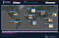Representación gráfica de la Biblioteca Digital Mundial