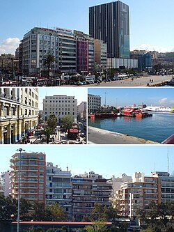 Vista general de la zona portuaria de El Pireo