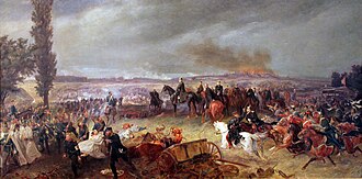 Batalla decisiva de Sadowa o Königgrätz, cuadro de Georg Bleibtreu