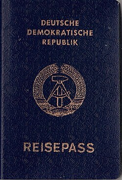 Pasaporte de la Alemania Democrática