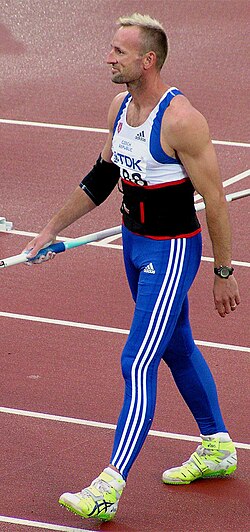 Tomáš Dvořák en acción