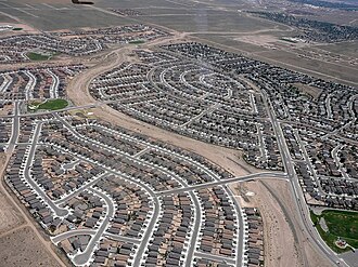 Suburbio de Río Rancho, Nuevo México