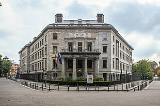 Vista general exterior de la Embajada de España en Alemania