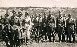 Soldados alemanes en Finlandia durante la guerra de Continuación
