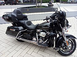 Harley-Davidson Electra Glide en configuración de turismo.