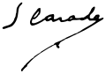 Firma de Segismundo Casado