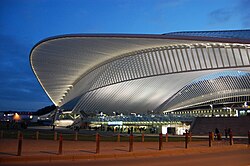 Nueva entrada a la estación de Liège-Guillemins