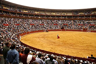 Vista general de la Plaza de toros Los Califas