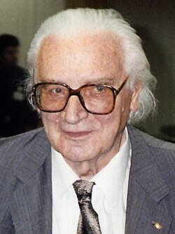 Retrato de Konrad Zuse en 1992