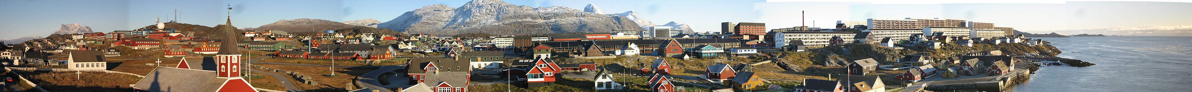 Panorámica urbana de Nuuk