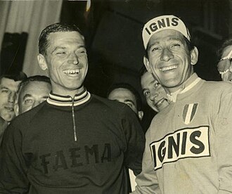 Imagen de archivo de la carrera Milán-San Remo 1961