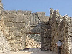 Puerta de los leones en Micenas