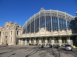 Fachada de la Estación del Norte