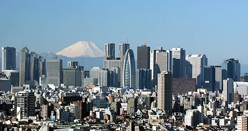 Paisaje urbano e industrial de Japón