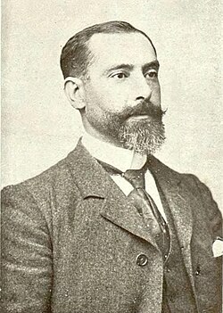 Retrato de Sabino Arana, fundador del nacionalismo vasco.