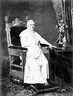 Fotografía histórica de Pío IX