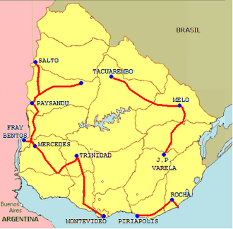 Tabla resumen de las clasificaciones principales de la Vuelta Ciclista del Uruguay 2004