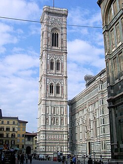 Detalle estructural del Campanario de Giotto
