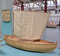 Modelo de barco romano