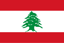 Bandera nacional del Líbano