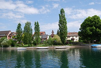 Paisaje fluvial y entorno natural de Büsingen am Hochrhein
