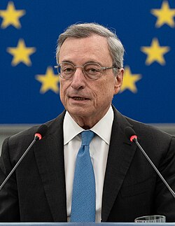 Mario Draghi en una intervención pública reciente