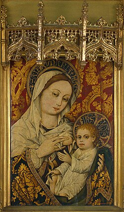 Virgen de la Leche, Museo Nacional de Arte de Cataluña.