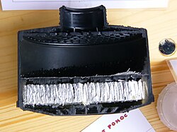Filtro de máscara de gas seccionado