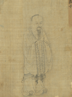 Retrato estilizado de Zhuangzi