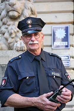 Vehículo de patrulla policial moderno