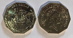 Moneda de 1 dólar de Belice