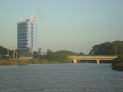 Brazo del río Ranchería en Riohacha
