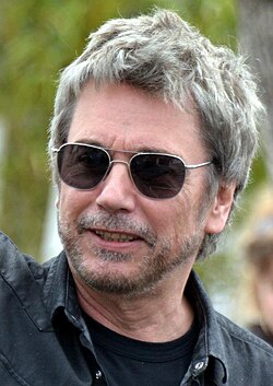 Jean-Michel Jarre en una presentación pública realizada en 2016