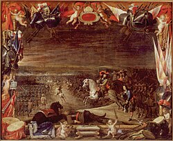 Representación de la batalla de Valenciennes