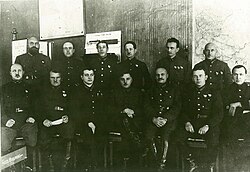 Reunión de comandantes de distritos militares en 1927