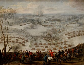 Pintura Der Posto bei Presnitz por Peter Snayers de 1641