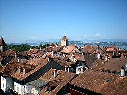 Detalle arquitectónico de Murten