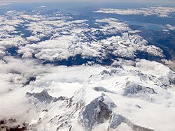 Cerro San Valentín en Aysén
