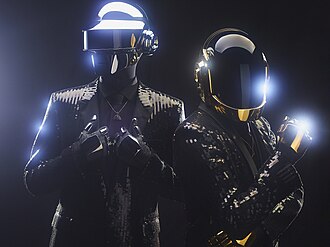 El dúo de música electrónica Daft Punk en 2013.