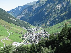 Paisaje de la región de Vals