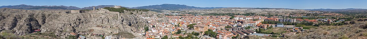 Panorámica de Calatayud desde la ermita de San Roque