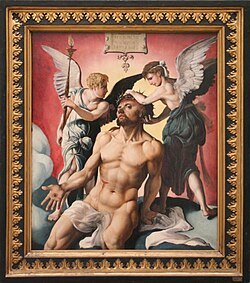 Varón de dolores de Maarten van Heemskerck