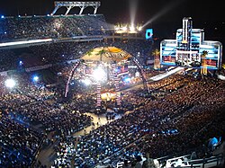 Aficionados en el evento WrestleMania XXIV